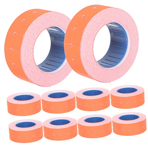 DINHEAROM 1 Roll Cost Tag Sticker Paper for Supermarket Pricing Cost Stickers with Labels Easy to Use Marker for Retail Supply