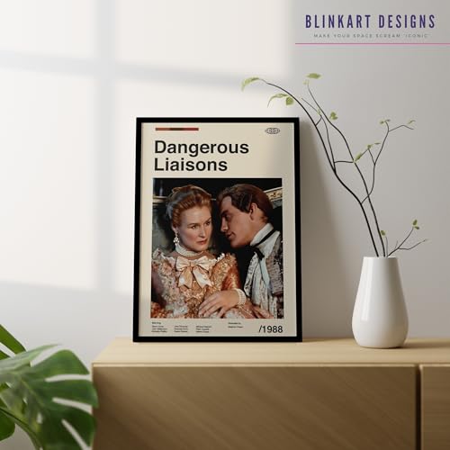 Image of BLINKART Cruel Intensions Movie Poster Frame 8x12 Inch | Premium 300 GSM Paper Wall Print | Mid Century Vintage Film Artwork for Home, Bedroom, Living Room, Office | Framed Photo Decor