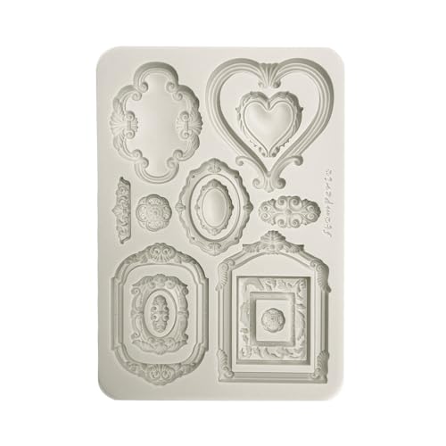 Moule silicone scrapbooking Stamperia A5 argile sans cuisson et résine époxy