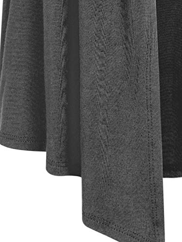 Image of MixMatchy Women's Lightweight Short Sleeve Draped Open Front Cardigan Vest