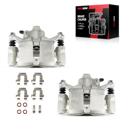 Image of Torchbeam Rear Brake Calipers Set for Chevrolet 2000-2010 Impala, Chevrolet 2000-2007 Monte Carlo, Pontiac 1997-2003 Grand Prix, Rear Left and Rear Right Calipers Replace # 18B4644+18B4645