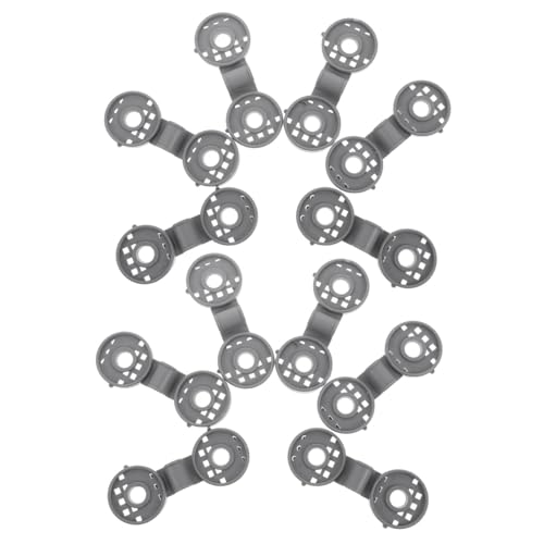 VINTORKY Sunshade Retaining Clip 20pcs Heavy Duty Round Plastic Clips for Tarp Garden Netting