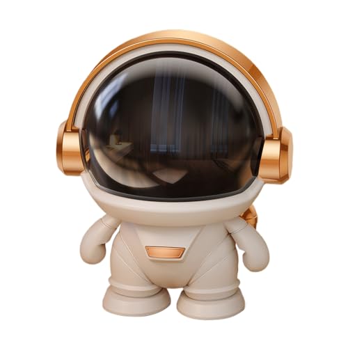 QUXVUIS Mini Astronauta Altavoz Bluetooth Creativo Música Favorita en Cualquier Momento y en Cualquier Lugar Mini subwoofer. ABS Astronauta Inteligente Bluetooth, ostentación