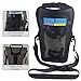 Aqua Case Crossbody Dry Tote Bag Black | 100% Waterproof Floating Dry Bag Protection for Your Mobile Device During All Water Sports | 2.5L Large Capacity Holds Sunscreen, Sunglasses, Watch, ID