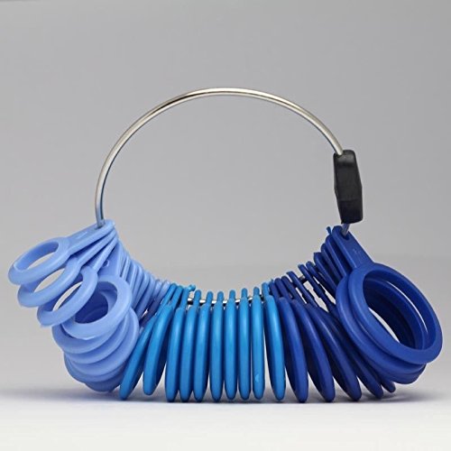 BRITISH FINGER SIZER RING GAUGE UK SIZES AZ+6 PLASTIC UK SELLER Amazon.co.uk Fashion