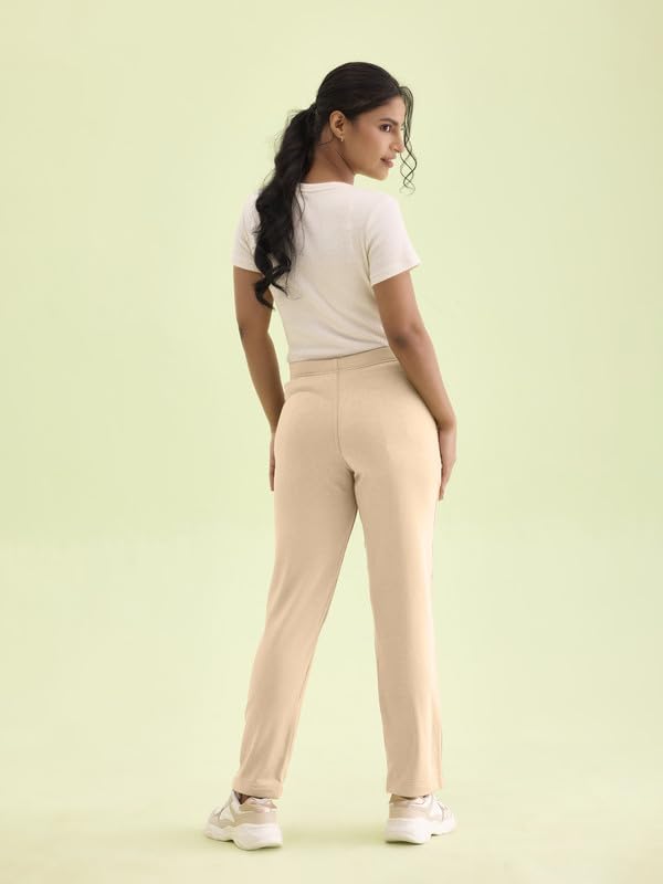 Image of GO COLORS Solid Ultra Warm Kurti Pant for Women | Mid Rise, Warm tech