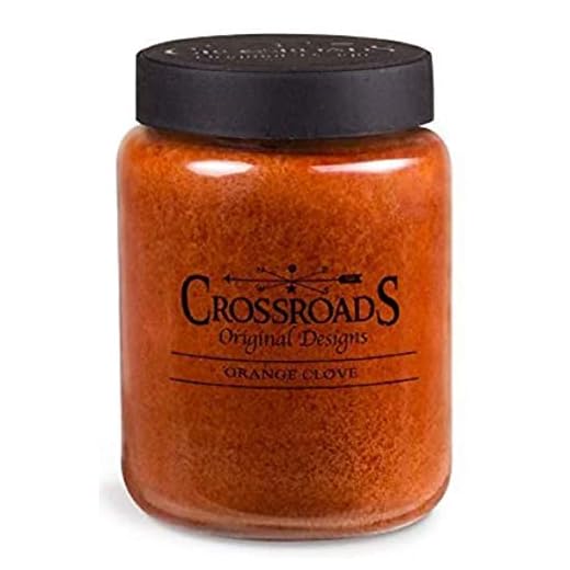 Crossroads Orange Clove Scented 2-Wick Candle, 26 Ounce