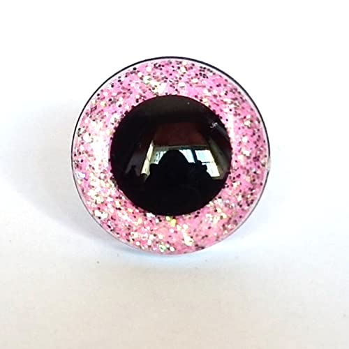 20Pcs 30Mm/35Mm/40Mm Glitter Safety Eyes For Diy Plush Toys Crafts Teddy Beat Dolls Making Stuffed Animals Plastic Eyes #TOP4