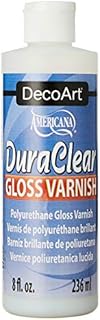 DecoArt DS19-9 American DuraClear Varnishes, 8-Ounce, DuraClear Gloss Varnish