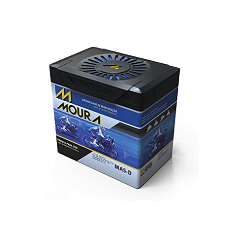 Bateria Moura Ma5-D Xre300/Cg 125/Titan150/Bros/Ybr Factor