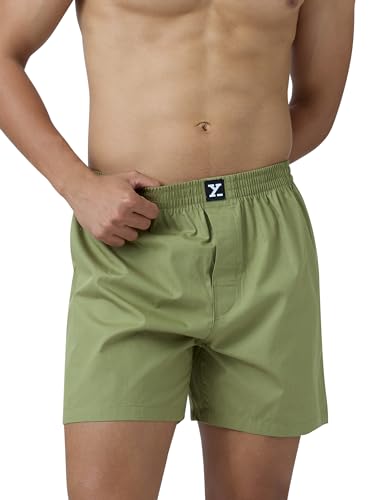 Image of XYXX Men's Remix Regular Fit Cotton Printed Boxer with Dual Pocket & No Marks Waistband (Pack of 2)