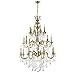 CWI Lighting Brass 24 Light Up Chandelier with French Gold Finish Fom