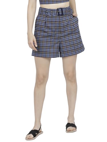 Image of Tokyo Talkies Women's Regular Fit Regular Shorts | Stretchable Shorts