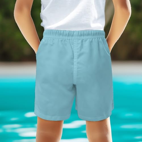 Kids Beach Shorts for Boys Children Athletic Pants with Pockets3