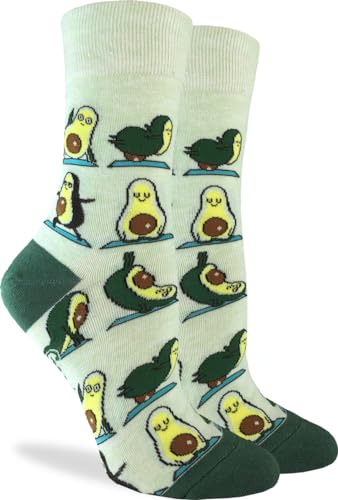 Good Luck Sock Women's Avocado Yoga Socks, Adult, Shoe Size 5-9