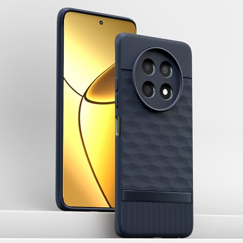 Image of Outlouders Bumper Case for Realme Narzo 70x 5G / N65 / Realme 13 /12 / 12X 5G / C65 | Full Camera Protection | TPU Soft Flexible Shockproof Back Cover (Blue)