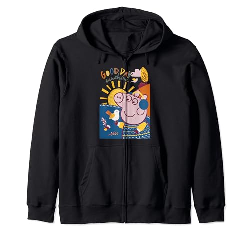 Zip hoodie Peppa Pig fini les vêtements froids et compliqués à enfiler