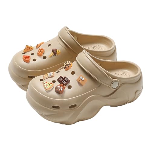 Sabots respirants avec accessoires charms amovibles et style casual