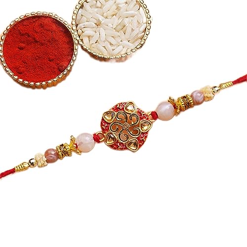 Webelkart New Combo Of 1 Rakhi Set For Bhaiya And Bhabhi. With Ganesha Idol For Car Dashboard Rakhi For Bhaiya Bhabhi, Lumba Rakhi For Bhabhi Rakshabandhan Gift For Brother (B0CCL839XK) Amazon Price History, Amazon Price Tracker