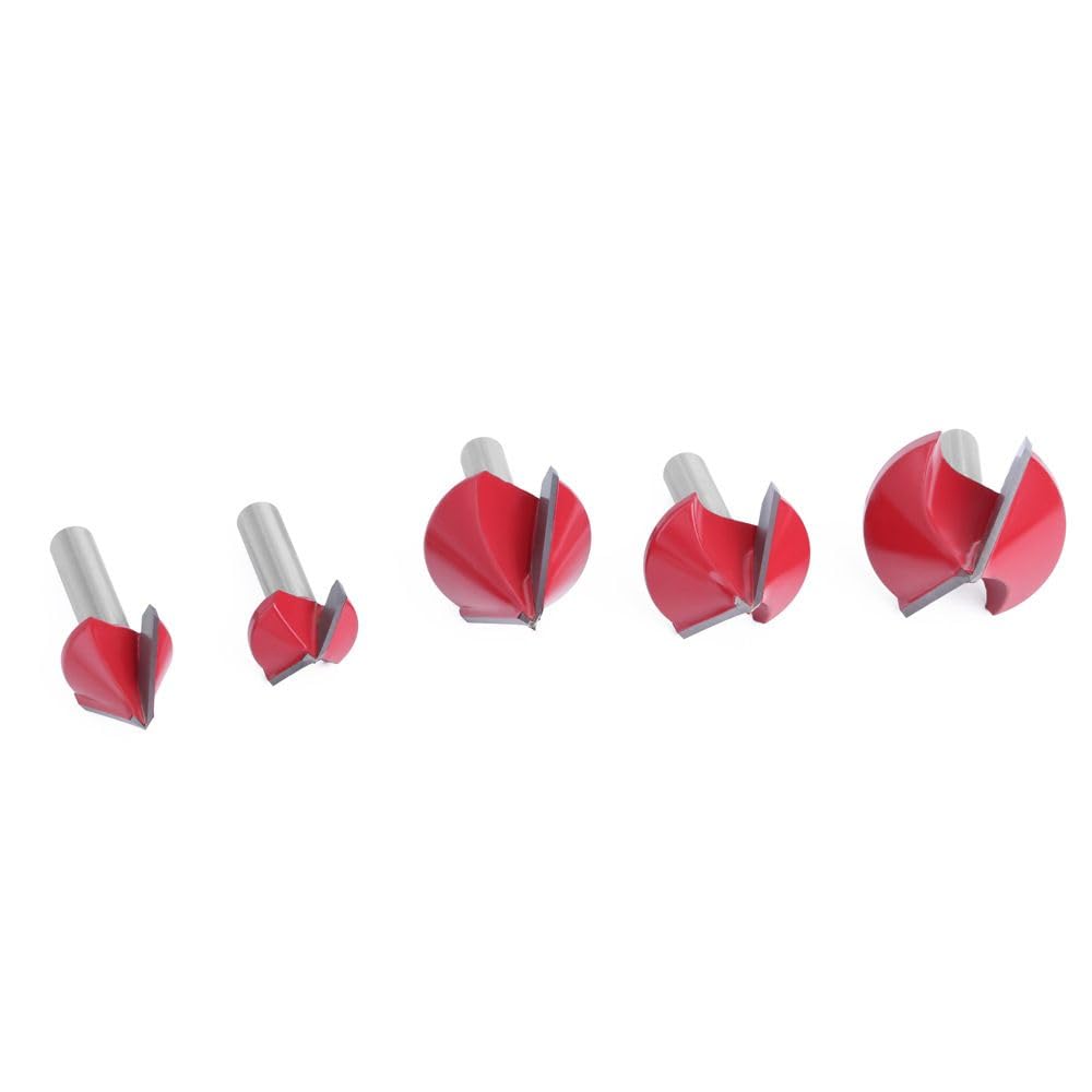 Zestaw frezów do frezowania krawędzi z rowkiem w kształcie litery V, 1 szt., 8 mm, obróbki drewna, fazowania i profilowania, frezarek CNC/ręcznych(8x38x90)