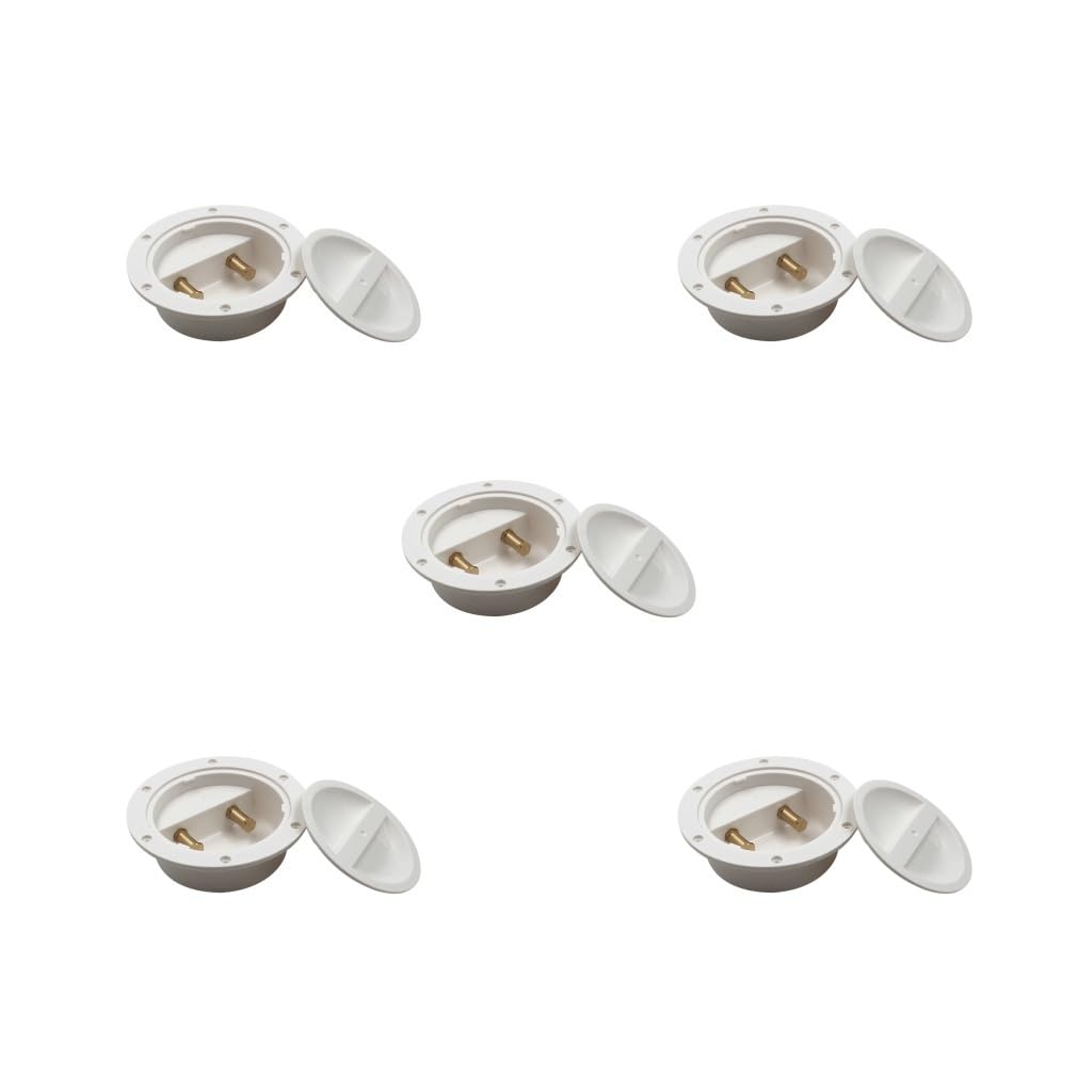 5セット海釣り用マリンボート防水ジャンクションボックス電源ベース