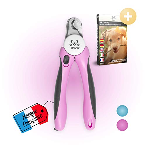 Ubica® Krallenschere für Hunde, Krallenschneider für Hunde, Krallenschere Katzen, Krallenschere Kaninchen, Krallenschleifer für Hunde, Gratis E-Book, Blau Cover