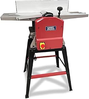 Lumberjack Tools PT254 Planer Thicknesser for Wood Includes Stand, Red|white|black|grey, 10"