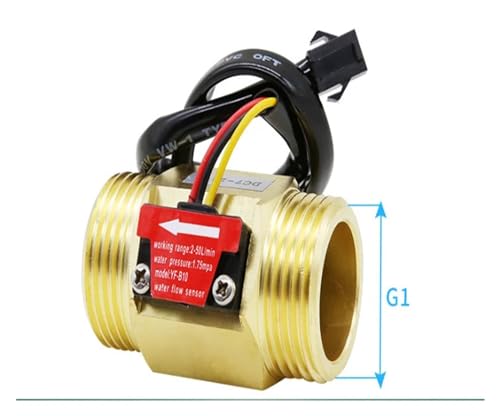 Capteur de débit d'eau DC 5-15V à impulsion constante pour DN25 - 2