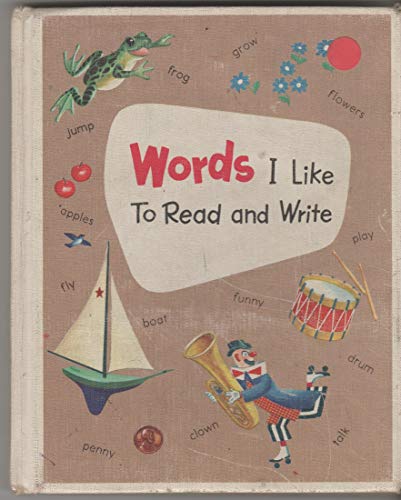 Words I Like to Read and Write B0043KJ91Y Book Cover