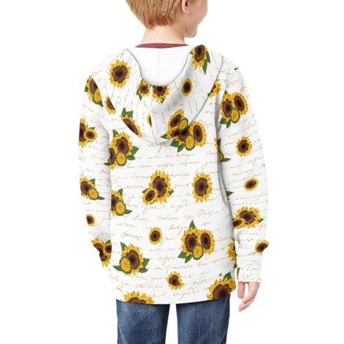 AmzPrint Zip Up Hoodies For Girls Fall Lightweight Long Sleeve Graphic Hoodie Jackets Tops With Pocket4