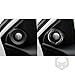 NVCNX Real Premium Carbon Fiber Compatible with Honda 9th Gen Accord 2013 2014 2015 2016 2017 SE LX Sport EX EX-L Touring Hybrid Accessories Car Door Side Inner A Pillar Speaker Cover Interior Trim