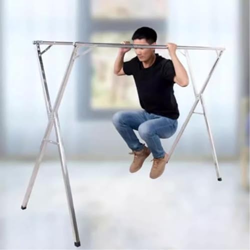 Étendoir à linge en acier inoxydable haut de gamme support extensible grand format