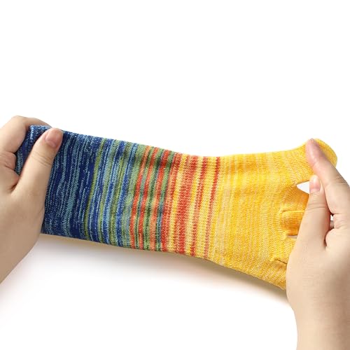 Toe Socks for Men Women 3 Pairs Ankle Running Socks Cotton Breathable Five Finger Socks4