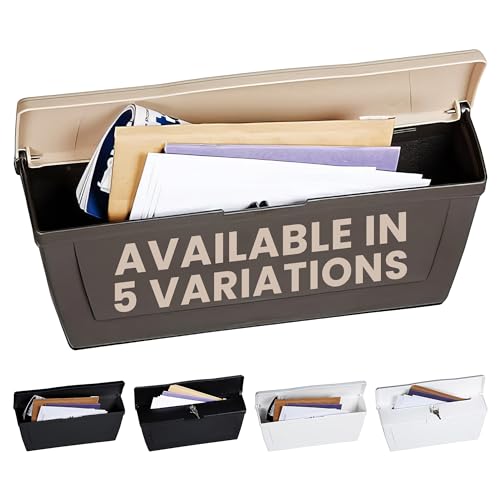 Pro-Df P55-75 Small Plastic Mailbox For Outside Porch, Easy To Install Wall Mount, Lightweight cover
