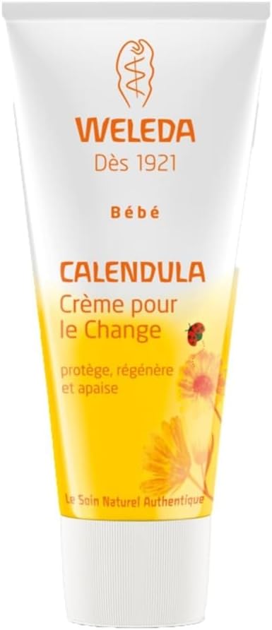 Weleda Baby Calendula Diaper Cream, 2.8 Fluid Ounce, Plant Rich Protection with Calendula, Chamomile, Sweet Almond Oil, Lanolin and Zinc Oxide