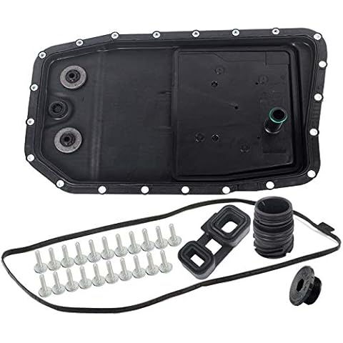 KARPAL 6HP26 Auto Transmission Oil Filter Pan Repair Kit w/Gasket Bolt O-ring Adaptor 24117571227 Compatible With BMW Land Rover Cover
