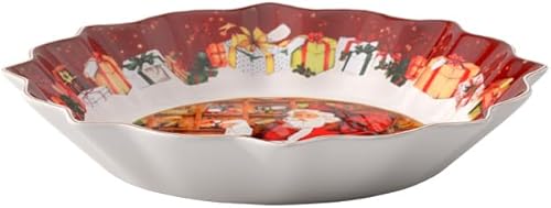 Villeroy & Boch 14-8332-3635 Plato de repostería, Porcelana, Rojo