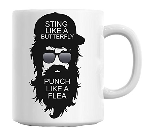 Sting Like A Butterfly Slogan Mug