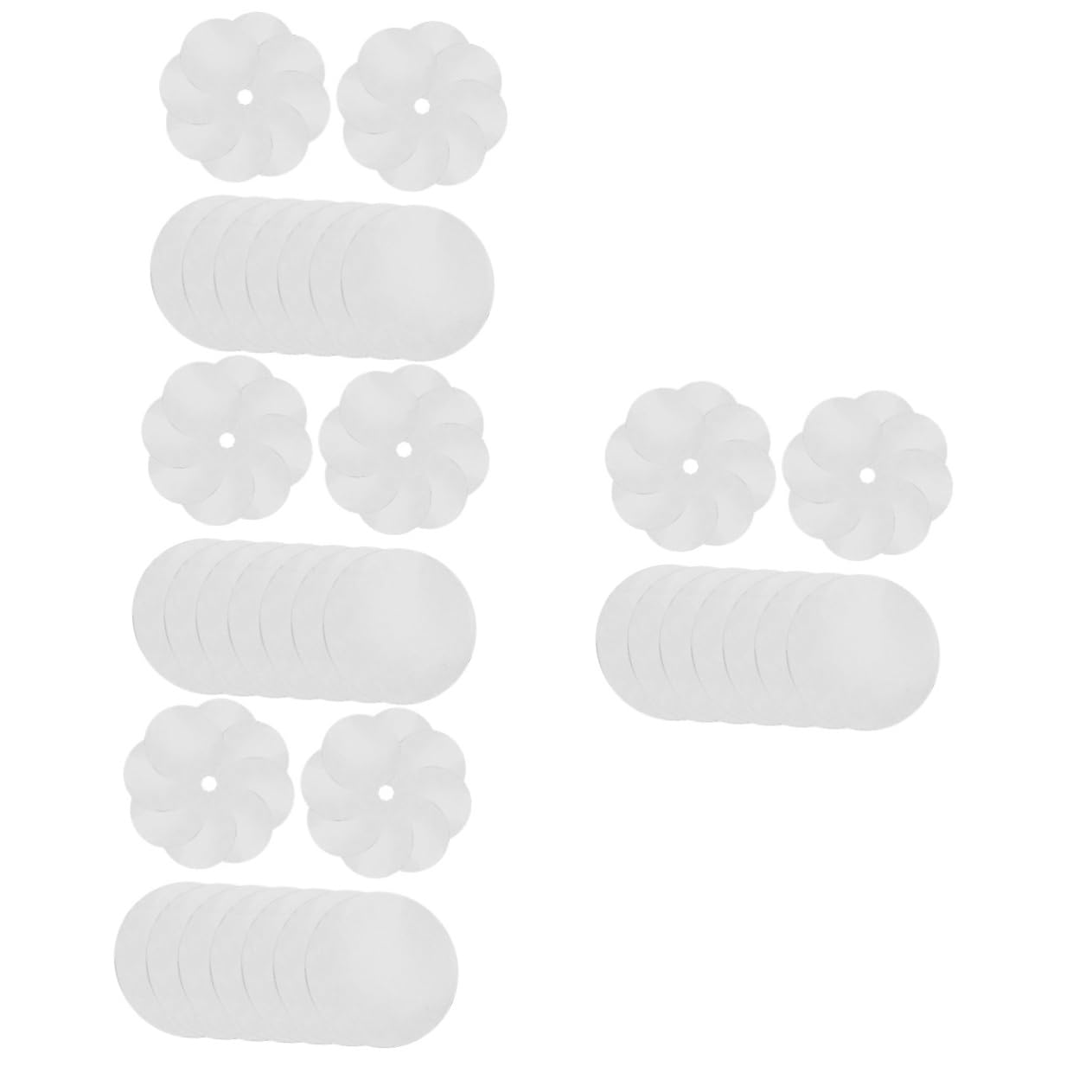 CIYODO 4sets Qualitative Filter Paper for Experiment Laboratory Qualitative Filter Sheets 100pcs*4