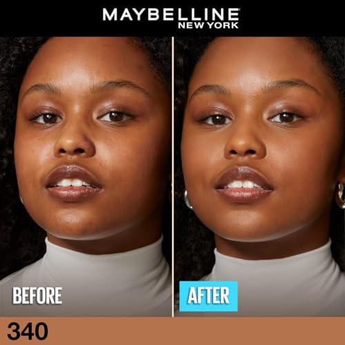 Image of Maybelline New York Fit Me Matte + Poreless Liquid Foundation, 340 (Pack of 2)