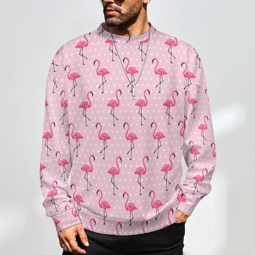 Blue Butterfly Crewneck Sweater Men Funny Crew Neck Sweater Long Sleeve Casual Lightweight Pullover2