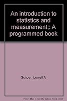 An introduction to statistics and measurement;: A programmed book B0007HU3AS Book Cover
