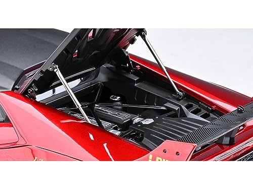 Autoart Lambo Huracan GT 1:18 Rojo Metalizado miniatura 4