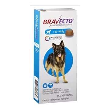 Bravecto Antipulgas Caes 20 A 40kg + Surpresa