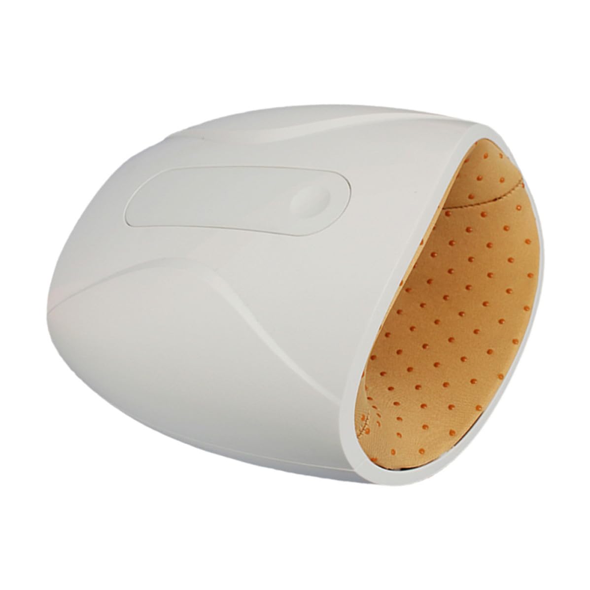 Elektrisches Handmassagegerät mit Heizfunktion, 1800mah, Abs | Weiß, Tragbar und Leicht, für Handflächen und Handgelenke, 8w Leistung