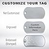 BD Supply Canada Flag Dog Tag Necklace, Custom Military ID Tags, Personalized Laser Engraved or Embossed Stainless Steel #1