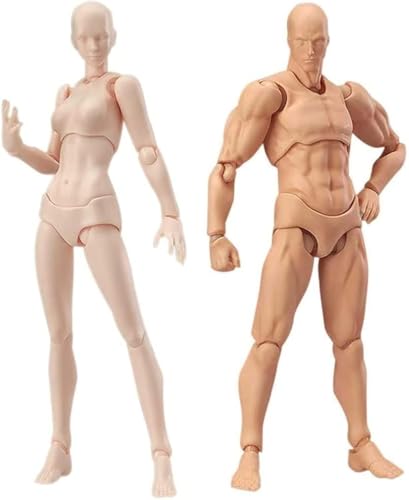 Image of Body Kun Artist Manikin Figure Drawing Supplies Drawing Tools, Mannequin for Artists Drawing Figures Model for Sketching, Painting, Artists Male (Skin Color)