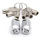 Storage Unit Cylinder Lock - Twin Pack - 2 Locks Keyed Alike - Self Storage Locker