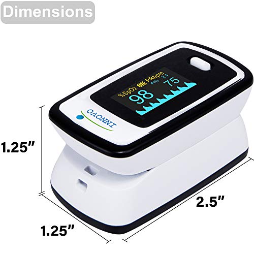 Innovo Deluxe Fingertip Pulse Oximeter with Plethysmograph and Perfusion Index