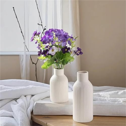 Vases en céramique simples pour sublimer un meuble vide mat - 6